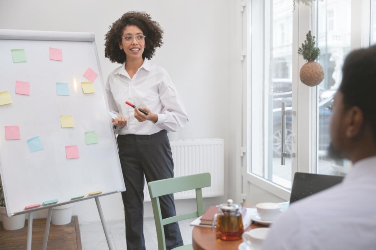 Professional consultation workspace showcasing collaborative financial planning environment